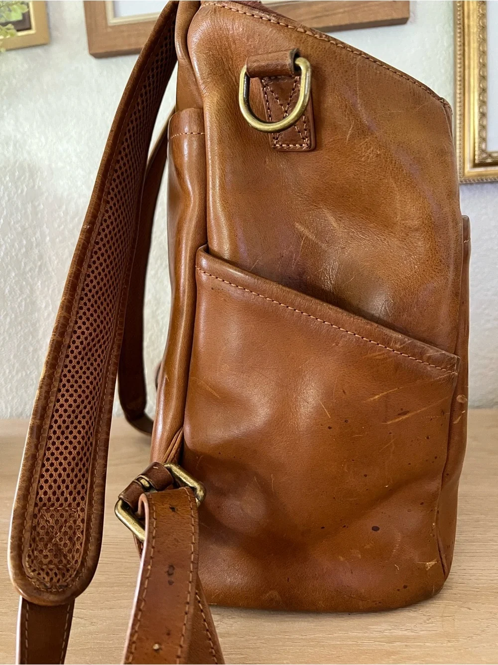 Azaria Diaper Bag La Mère Luxe Leather Backpack Original